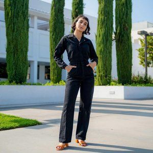 Big Bud Press Long Sleeve Jumpsuit Black
